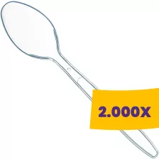   Kanál műanyag újrahasználható víztiszta - PS (Karton - 2000 db)