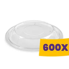   Műanyag salátás tál tető 500ml-600ml-es tálra - PP (Karton - 600 db)