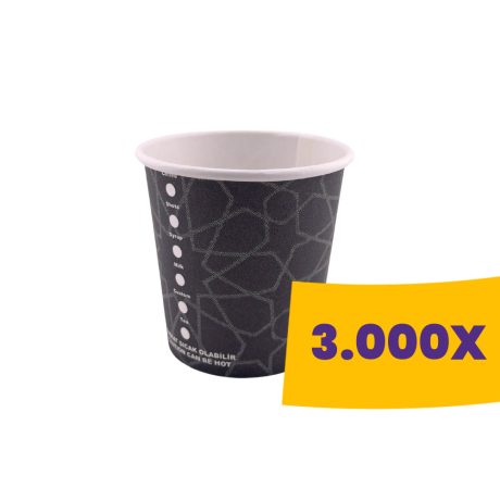 Papírpohár mintás - 60mm 120ml (Karton - 3000 db)
