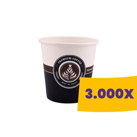 Papírpohár mintás - 60mm 120ml (Karton - 3000 db)