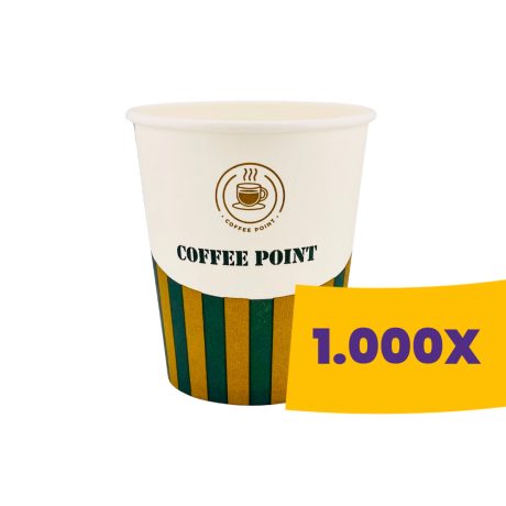 Papírpohár mintás - 80mm 240ml (Karton - 1000 db)