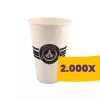 Papírpohár mintás - 80mm 360ml (Karton - 2000 db)