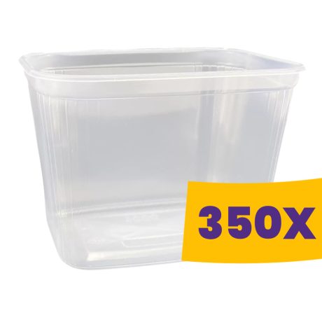 Svéd tál Coveris átlátszó - PP 1000ml (Karton - 350 db)