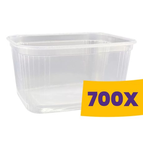 Svéd tál Coveris átlátszó - PP 750ml (Karton - 700 db)