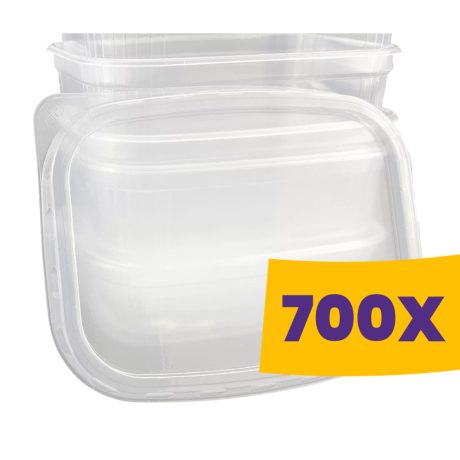 Svéd tál Coveris átlátszó tető PP (Karton - 700 db)