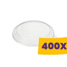   Papír salátás tál tető 500ml-750ml tálhoz - PP 150mm (Karton - 400 db)