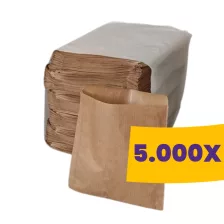   Sültkrumplis papírtasak kraft - 10,5x10cm (Karton - 5000 db)