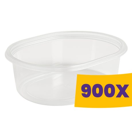 Svéd tál Ovális - PP 500ml (Karton - 900 db)