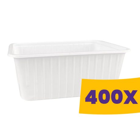 Univerzális tál Coveris fehér - PP 1000ml (Karton - 400 db)