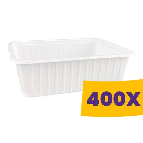 Univerzális tál Coveris fehér - PP 750ml (Karton - 400 db)
