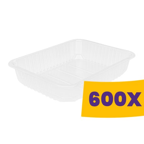 Varia tál átlátszó - PP 500ml (Karton - 600 db)