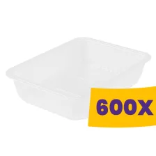 Varia tál átlátszó - PP 750ml (Karton - 600 db)