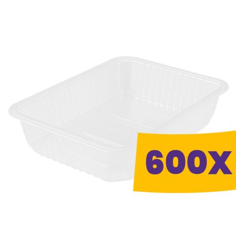 Varia tál átlátszó - PP 750ml (Karton - 600 db)