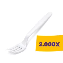   Villa műanyag újrahasználható fehér - PS (Karton - 2000 db)