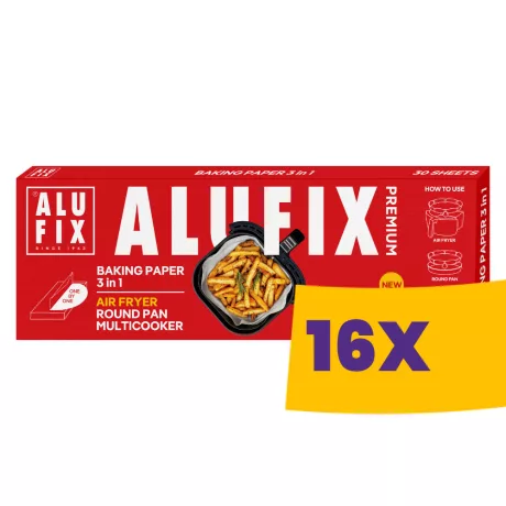 Alufix 3in1 sütőpapír 30 ív (Karton - 16 csomag)