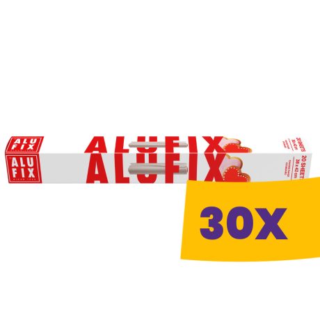 Alufix sütőpapír 20 ív (Karton - 30 csomag)