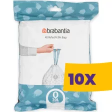   Brabantia PerfectFit szemeteszsák O méret - 30L, 40db/csg (Karton - 10 csomag)