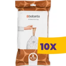   Brabantia PerfectFit szemeteszsák X méret - 10-12L, 40db/csg (Karton - 10 csomag)