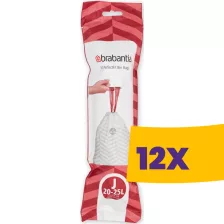   Brabantia PerfectFit szemeteszsák J méret - 20-25L, 10db/tek (Karton - 12 tekercs)
