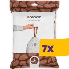   Brabantia PerfectFit szemeteszsák L méret - 40-45L, 40db/csg (Karton - 7 csomag)