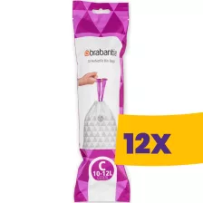   Brabantia PerfectFit szemeteszsák C méret - 10-12L, 20db/tek (Karton - 12 tekercs)