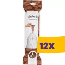   Brabantia PerfectFit szemeteszsák L méret - 40-45L, 10db/tek (Karton - 12 tekercs)