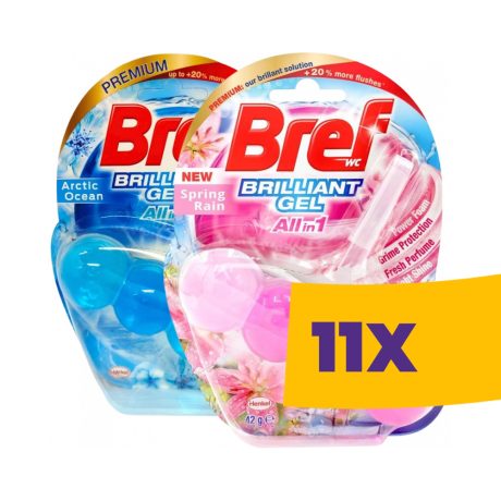 Bref Brilliant Gel WC frissítő 42g (Karton - 11 db)