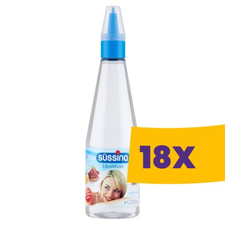 Süssina folyékony édesítőszer 220ml (Karton - 18 db)