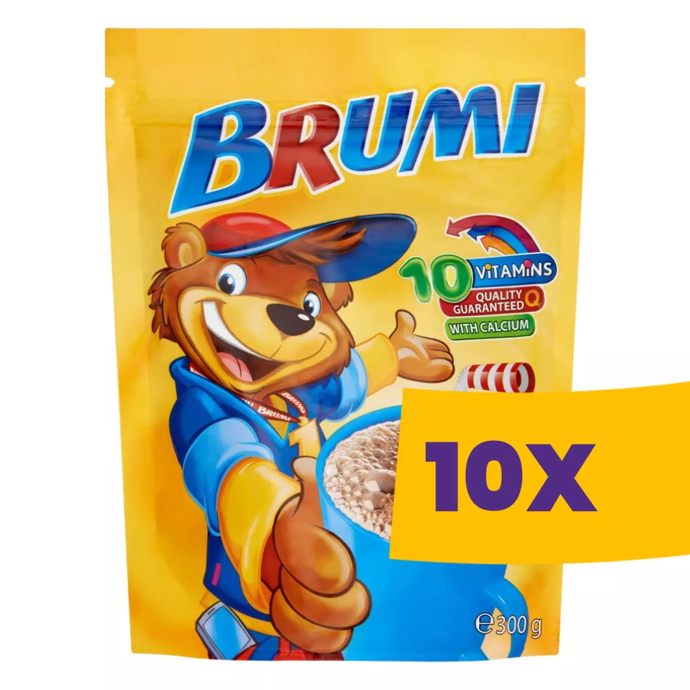 Brumi Powder Brumi instant kakaópor 300g (Karton - 10 db) - T-Depo.hu