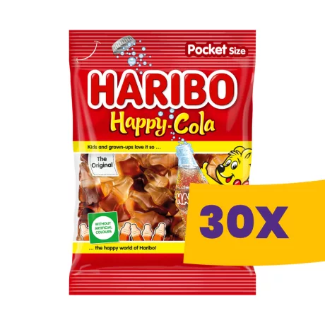 Haribo Happy Cola gumicukor 100g (Karton - 30 csomag)