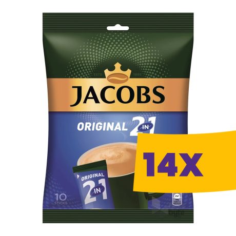 Jacobs 2in1 instant kávé 10x14g (Karton - 14 csomag)