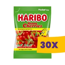 Haribo Happy Cherries gumicukor 100g (Karton - 30 csomag)