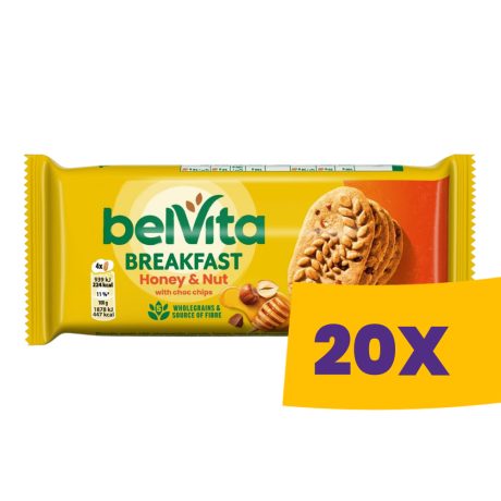 BelVita Breakfast Honey & Nut 50g (Karton - 20 db)