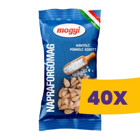 Mogyi napraforgómag Hántolt, pörkölt, sózott 50g (Karton - 40 db)