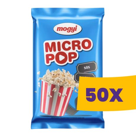 Mogyi Micro Pop Sós pattogtatni való kukorica 100g (Karton - 50 db)