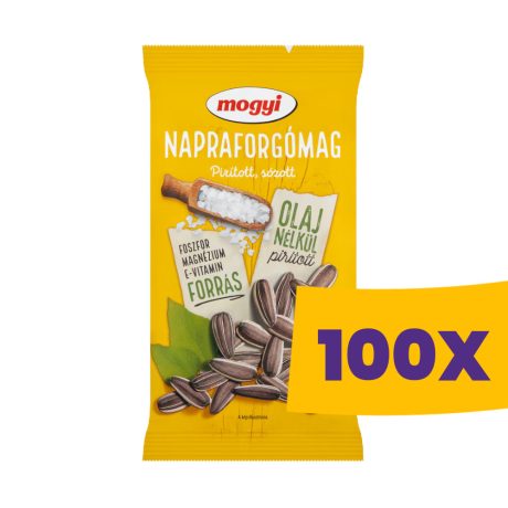 Mogyi napraforgómag Pirított, sózott 60g (Karton - 100 db)