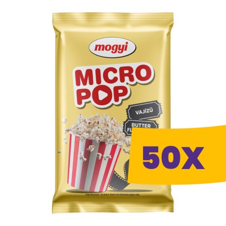 Mogyi Micro Pop Vajas pattogtatni való kukorica 100g (Karton - 50 db)