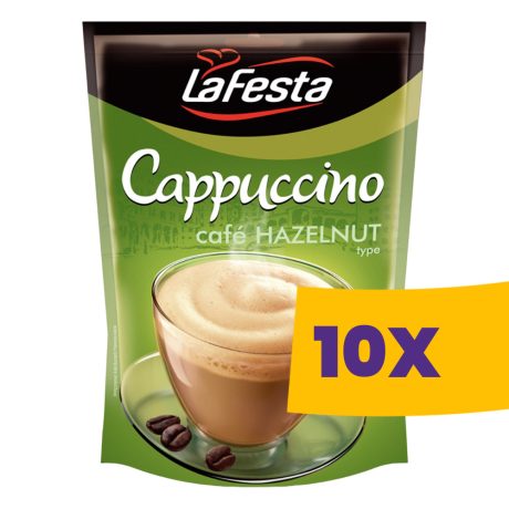 La Festa Mogyorós Cappucino instant kávé utántöltő 100g (Karton - 10 db)