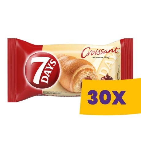 7Days Croissant kakaós 60g (Karton - 30 db)