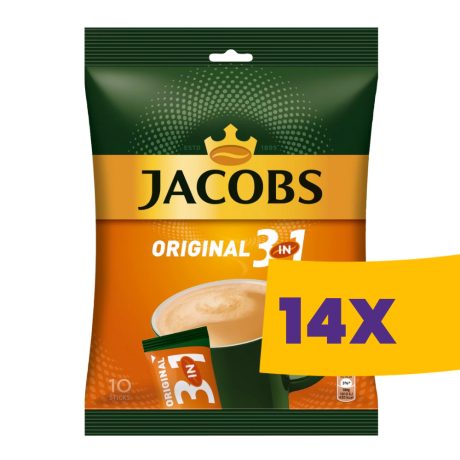 Jacobs 3in1 instant kávé 10x14g (Karton - 14 csomag)