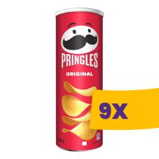 Pringles Original sós chips 165g (Karton - 9 db)