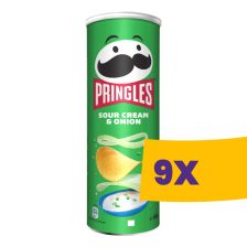 Pringles hagymás-tejfölös chips 165g (Karton - 9 db)