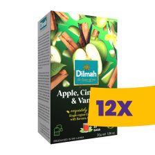   Dilmah Alma, fahéj és vanília fekete tea 20 filter (Karton - 12 csomag)