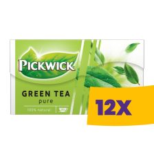 Pickwick Zöld tea Pure 20 filter (Karton - 12 csomag)