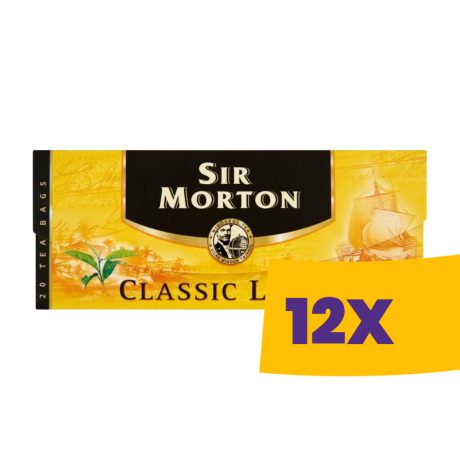Sir Morton Classic Label fekete tea 20 filter (Karton - 12 csomag)