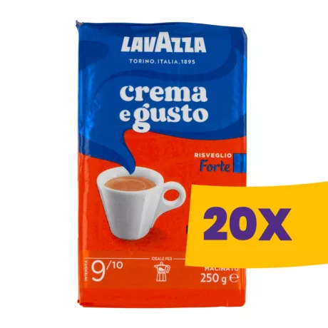 Lavazza Crema e Gusto Forte őrölt kávé 250g (Karton - 20 db)