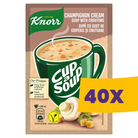 Knorr bögrés leves Gombakrémleves 15g (Karton - 40 db)