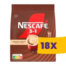  Nescafé 3in1 instant kávé barnacukorral 10x16,5g (Karton - 18 csomag)