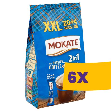 Mokate XXL 2in1 instant kávé Classic 20+4x17g (Karton - 6 csomag)