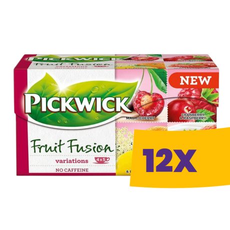 Pickwick Fruit Fusion gyümölcstea variációk Piros 20 filter (Karton - 12 csomag)